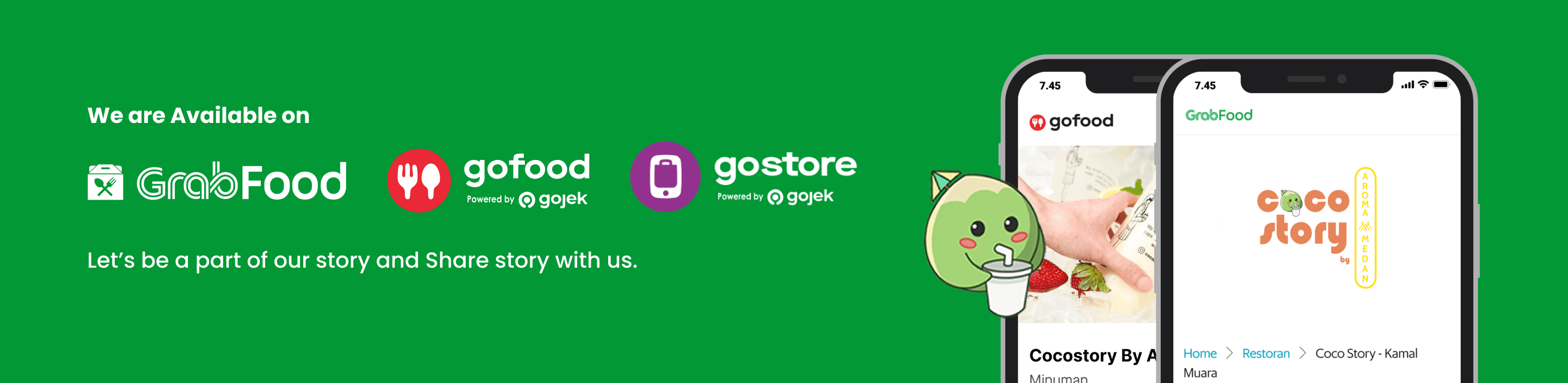 grab gojek gofood gostore image